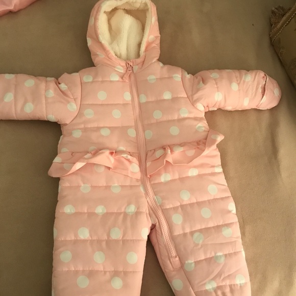 OshKosh BGosh Baby Girls Hooded Peplum Jacket Coat